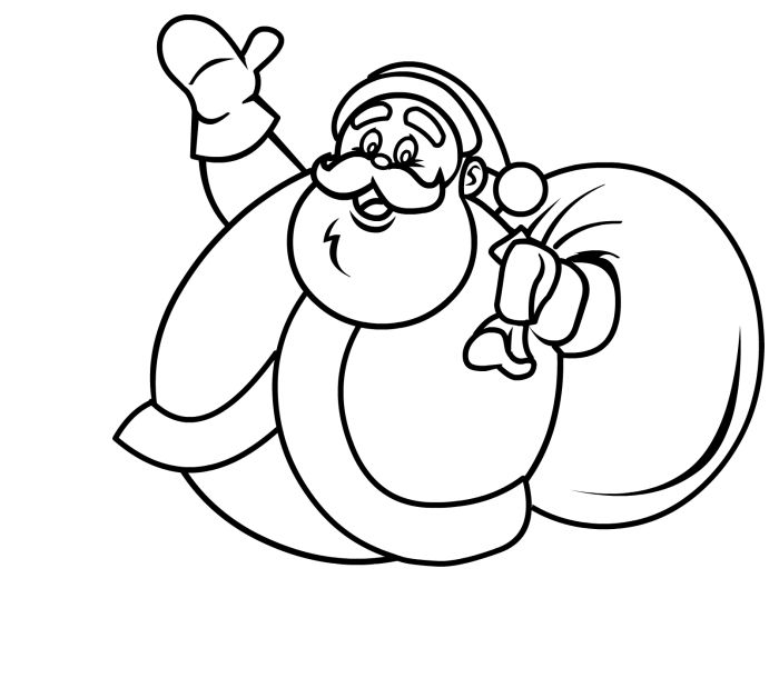 700x628 How Do Yo Draw A Santa Claus Cartoon Santa And Tutorials