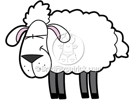 Cartoon Sheep Drawing