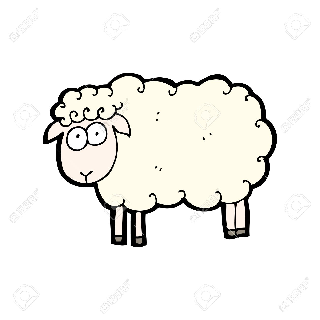 1300x1300 Sheep Cartoon Drawing Cartoon Sheep Royalty Free Cliparts, Vectors