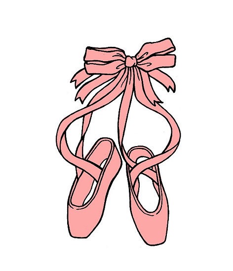 472x549 Cartoon Ballet Shoes