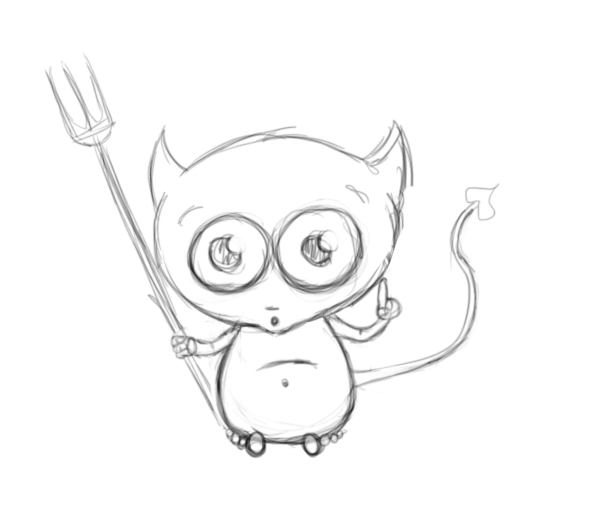 600x527 Make A Simple Cartoon Character!