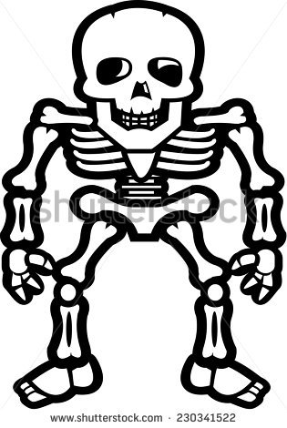 315x470 Cartoon Skeleton Group