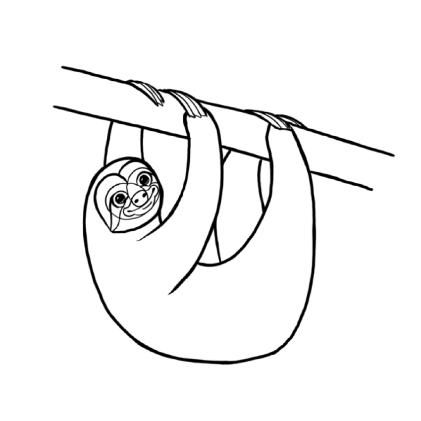 850x850 How To Create A Sloth Illustration In Adobe Illustrator