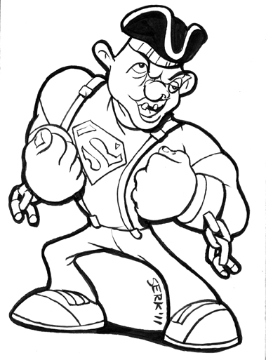 379x513 John Matuszak As Sloth Coloring Book John Matuszak