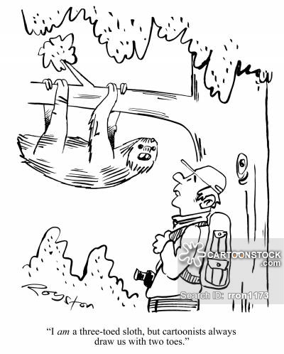 400x498 Three Toed Sloth Cartoons And Comics