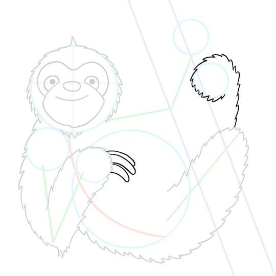 540x540 Cartoon Sloth Step By Step Drawing Lesson