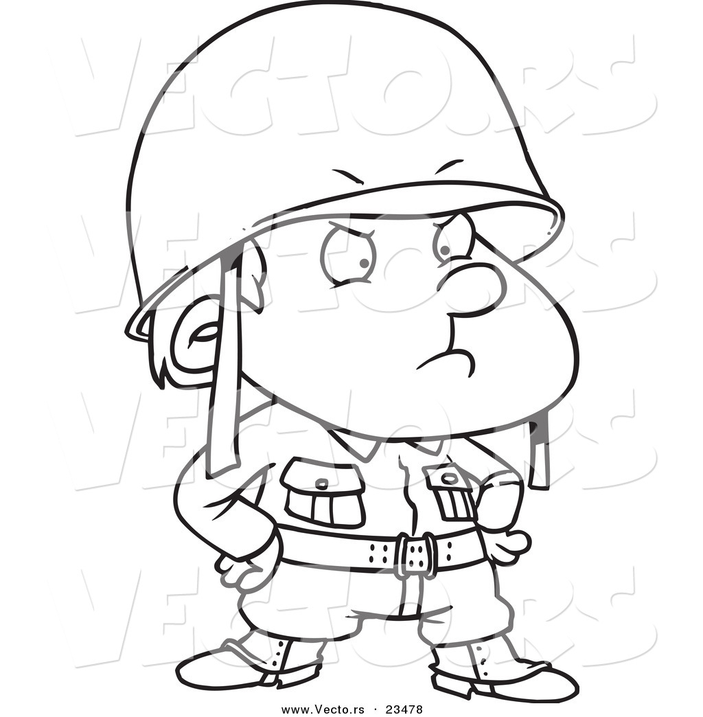 1024x1044 Cartoon Soldier Drawing