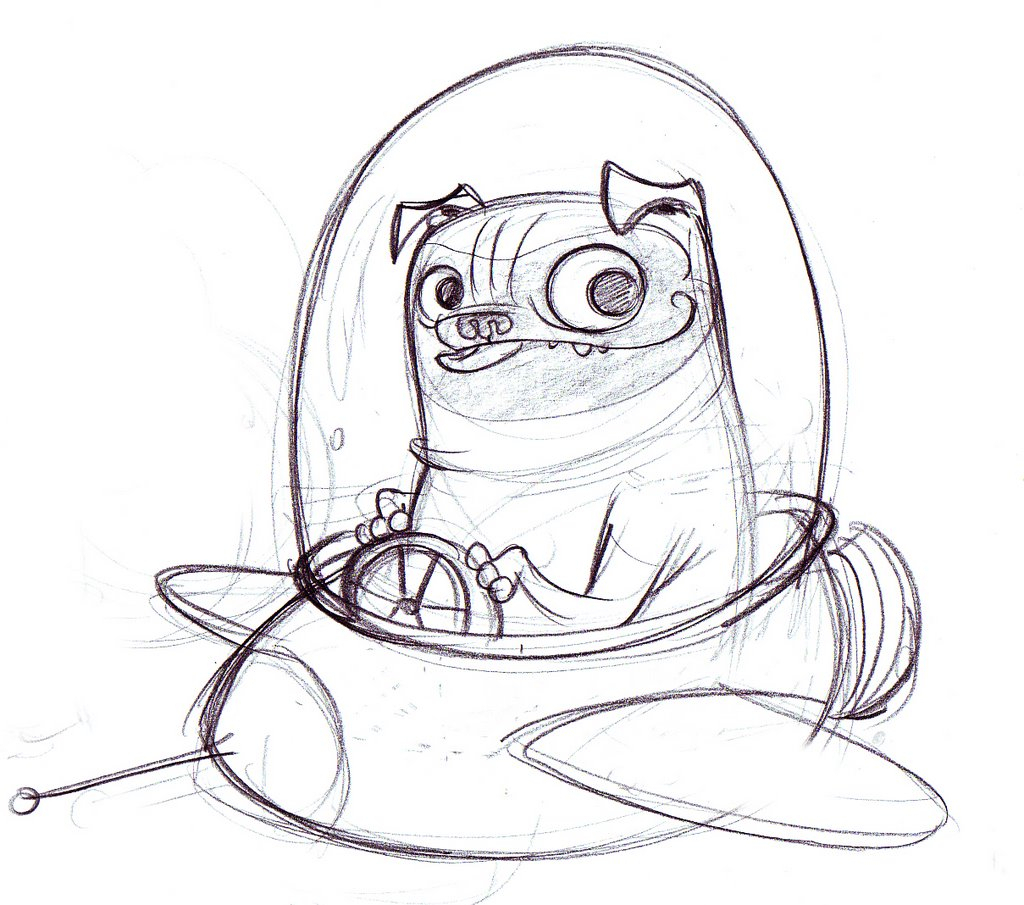 1024x905 Cute Alien Drawings How To Draw A Cartoon Alien In A Spaceship