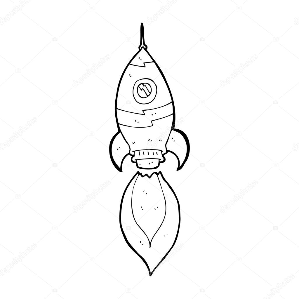 1024x1024 Cartoon Spaceship Stock Vector Lineartestpilot