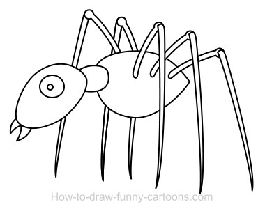 380x300 Drawing A Spider Cartoon