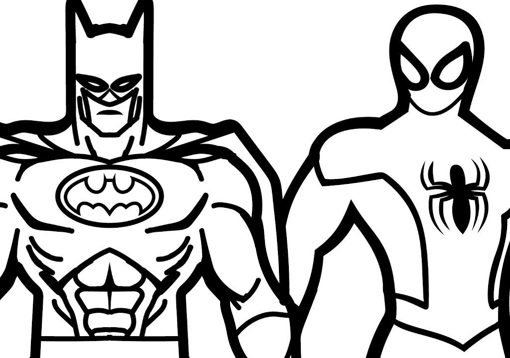1024x720 Batman Coloring Pages For Adults Superhero Printable Cartoons