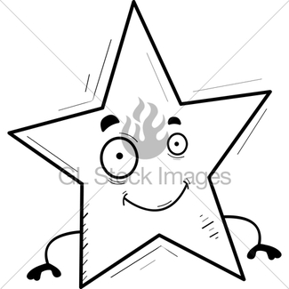 325x325 Cartoon Star Gl Stock Images