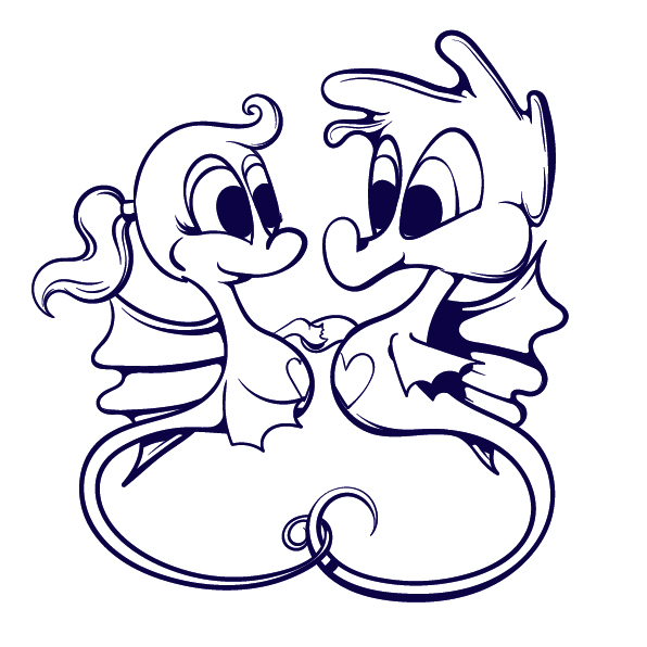 596x596 Learn How To Draw A Seahorse