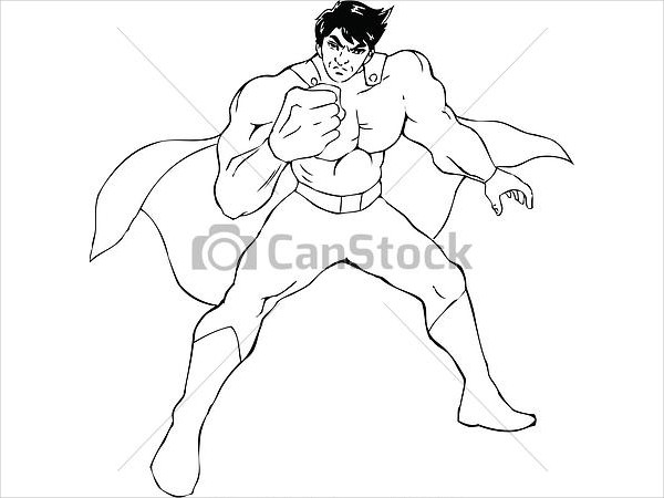 600x450 Superhero Drawings