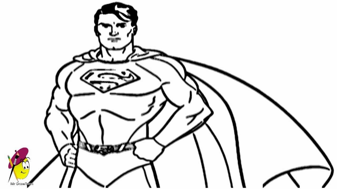 1280x720 How To Draw Superman From Superman Series