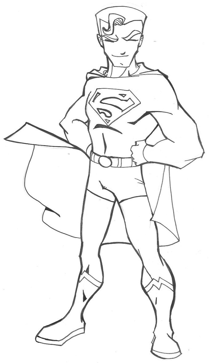 679x1178 Superman Cartoon By Juanjosilva