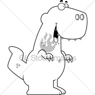 325x325 Baby Tyrannosaurus Rex Dinosaur Gl Stock Images