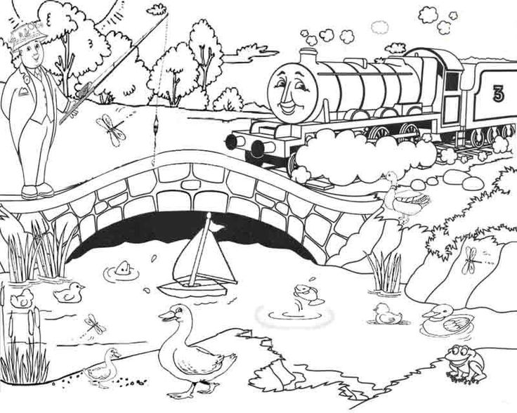 736x588 248 Best Thomas The Train Images On Coloring Pages