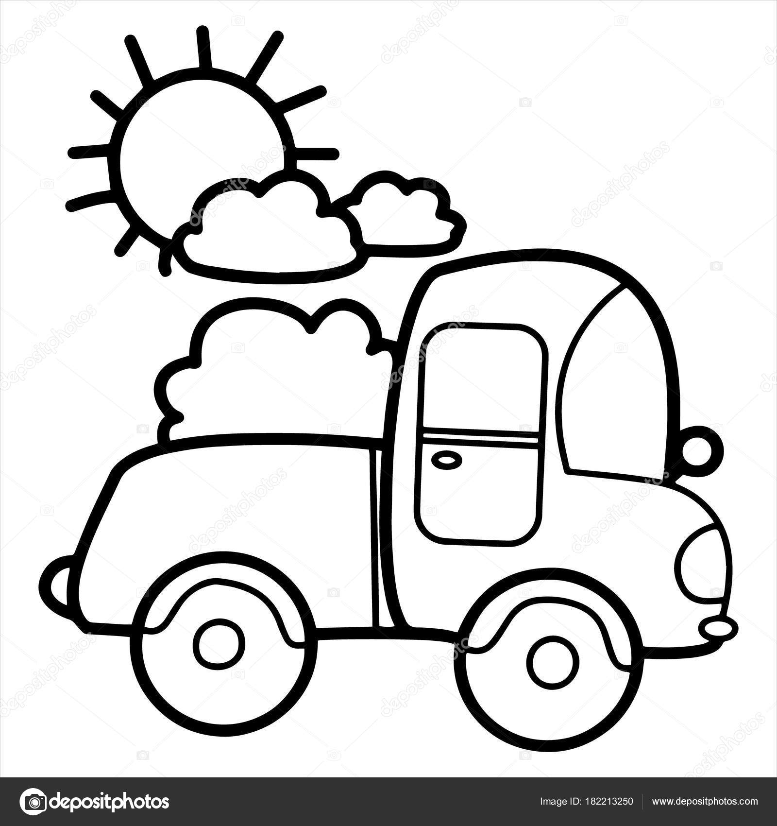 1600x1700 Cute Cartoon Truck White Background Childrens Prints Shirt Color