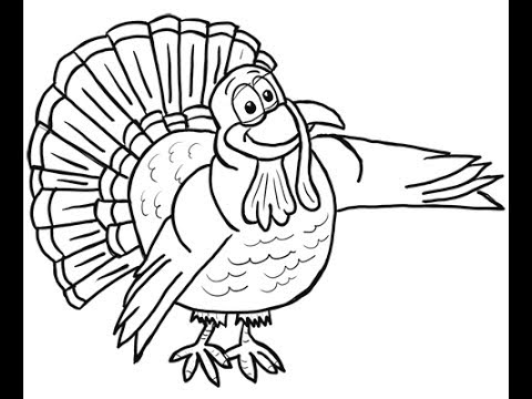 480x360 Learn To Draw A Thanksgiving Cartoon Turkey With Josh