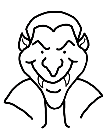 361x441 Izzy Bean Illustrations Step By Step Halloween Dracula Vampire