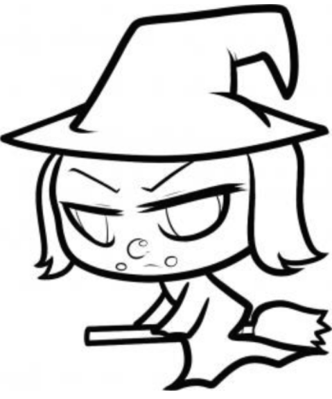 479x575 How To Draw Anime Witch Magic Zombie