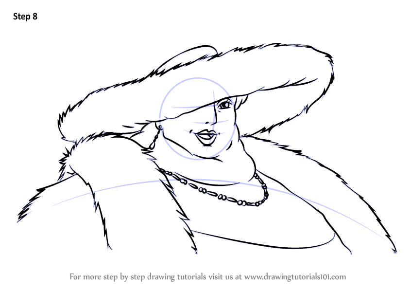 846x600 Learn How To Draw Witch Of The Waste From Howl's Moving Castle