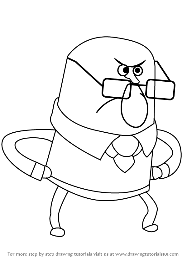 600x847 Learn How To Draw Gaylord Robinson From The Amazing World