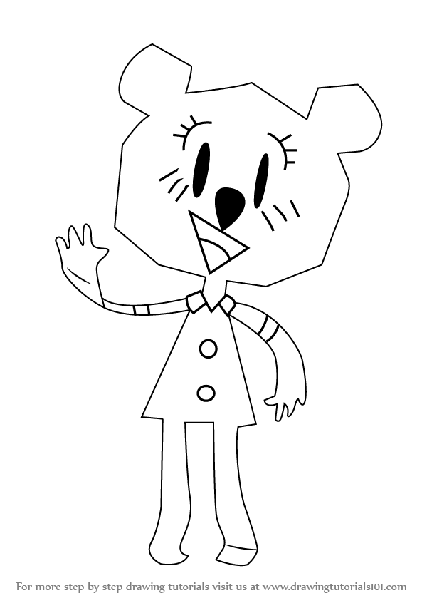 600x846 Learn How To Draw Teri From The Amazing World Of Gumball (The
