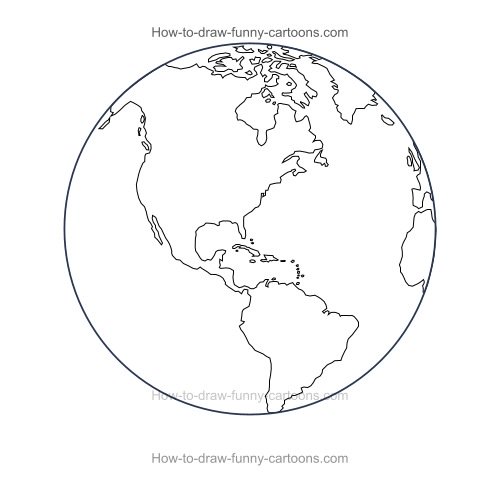 500x490 To Draw A Cartoon World