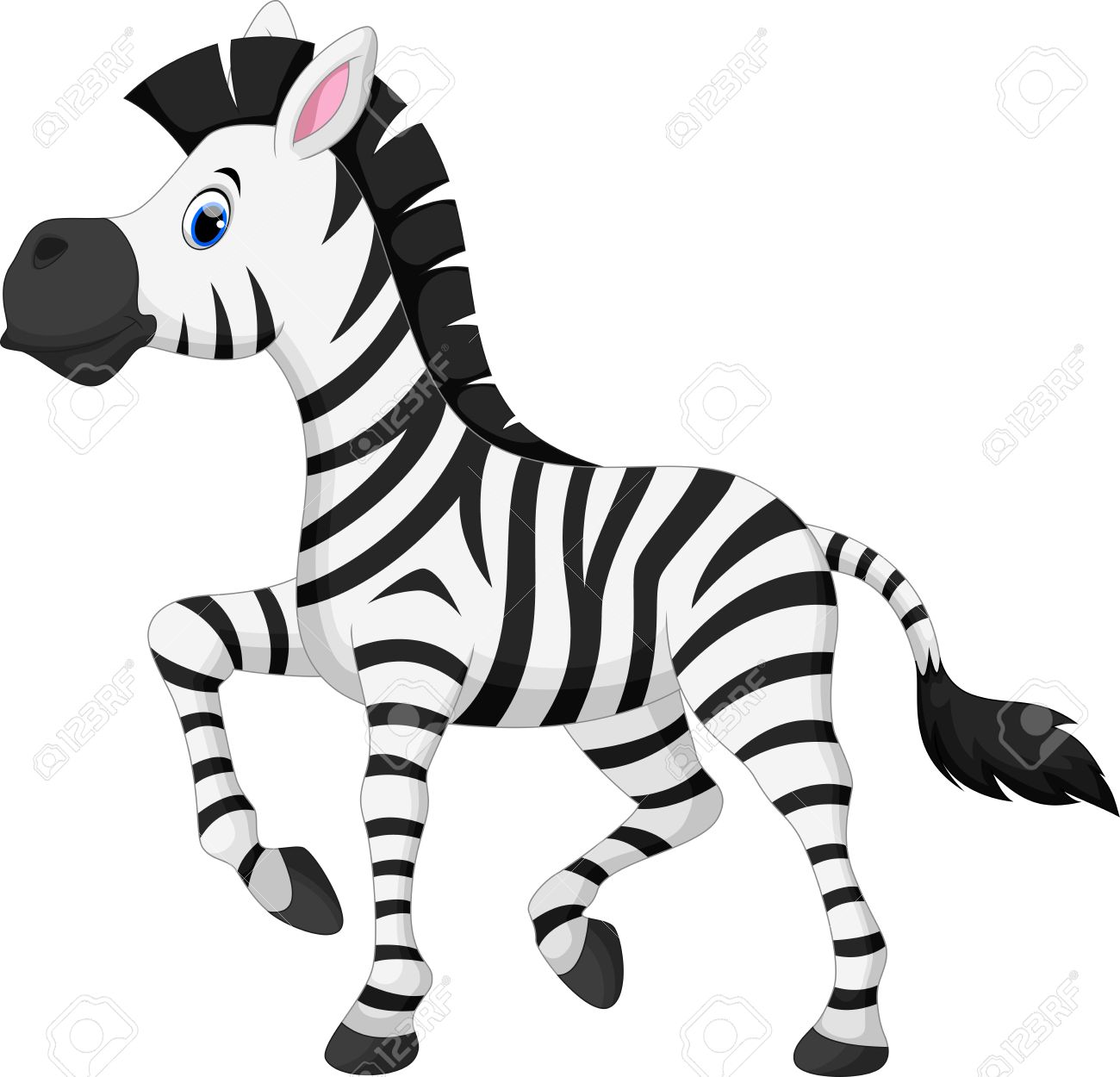 1300x1250 Zebra Cartoon Royalty Free Cliparts, Vectors, And Stock