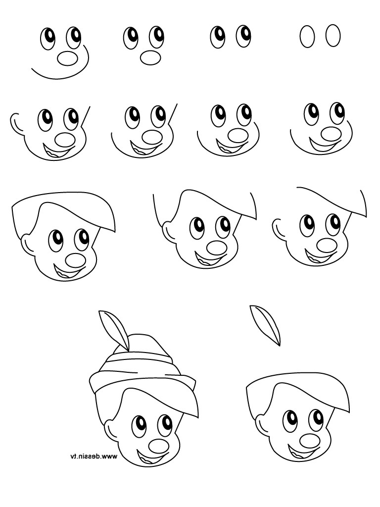 768x1024 Drawings Of Cartoons Characters Step By Step