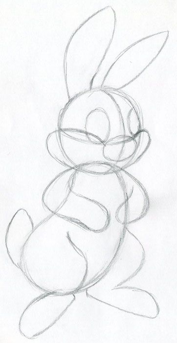 362x701 Learn How To Draw Cartoon Rabbit. Simple, Quick And Easy