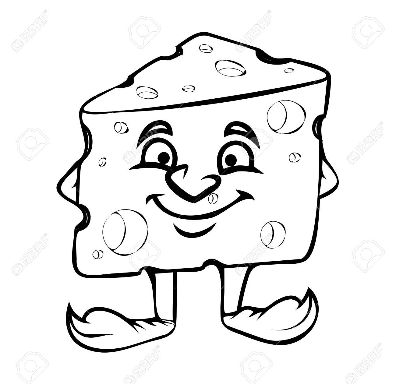 1300x1261 Smiling Cartoon Cheese Vector Clipart Royalty Free Cliparts