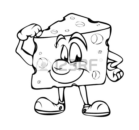 450x421 Angry Cartoon Cheese Vector Royalty Free Cliparts, Vectors,