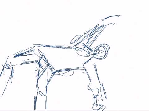 480x360 Cartwheel Kick Animation