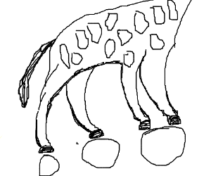 300x250 A Giraffe Does A Cartwheel