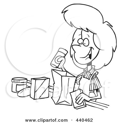 450x470 Royalty Free (Rf) Clip Art Illustration Of A Cartoon Friendly