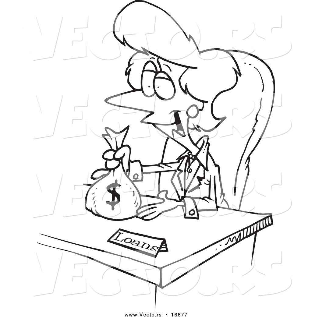 1024x1044 Bank Cashier Coloring Pages