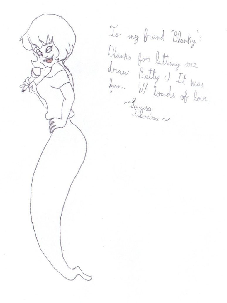 774x1031 Rose's Casper Oc Betty Hamton By Lu Silveira