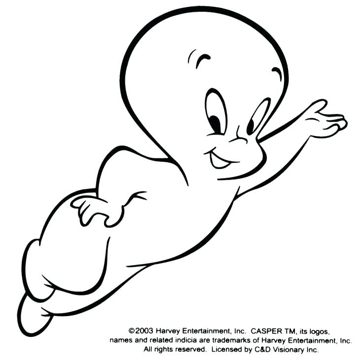 736x736 Casper Coloring Pages Convobox.co