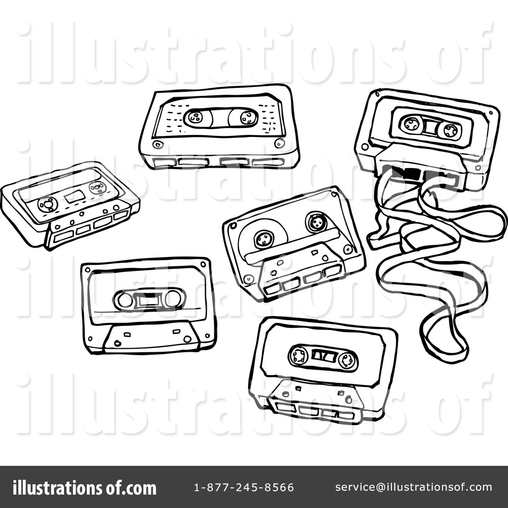 1024x1024 Cassette Clipart