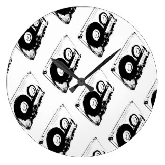 324x324 Cassette Tape Wall Clocks Zazzle