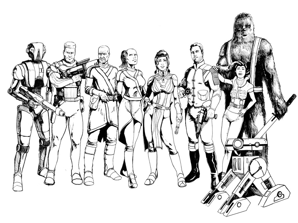 1024x768 Knights Of The Old Republic Images Original Cast Hd Wallpaper