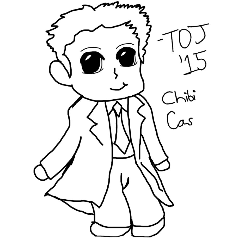 867x921 Chibi Castiel Sketch For Trade By Trulyoutrageousjem