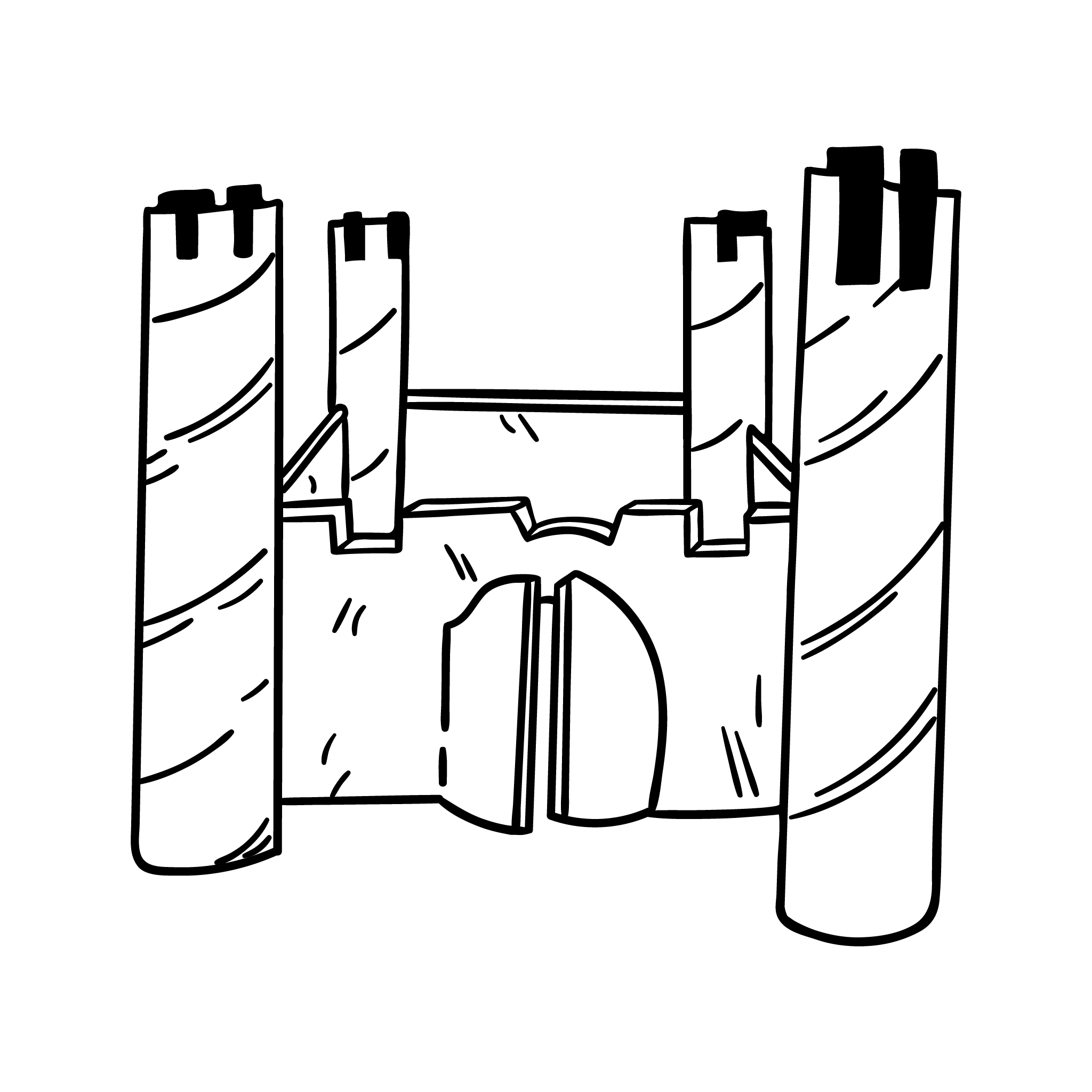 2048x2048 Cardboard Castle One Hundred Toys