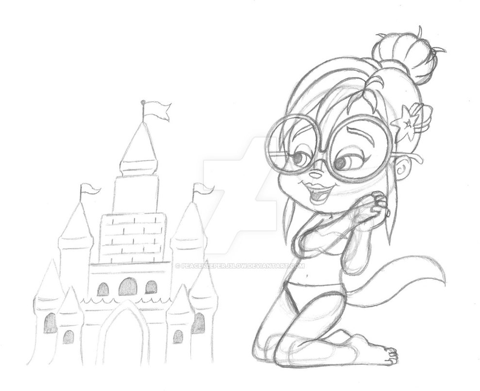 989x807 Jeanette's Fantasy Sand Castle (Sketch) By Peacekeeperj3low