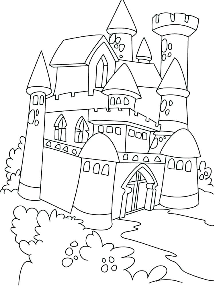750x1000 Lego Castle Coloring Pages Simple Castle Drawing Pics Of Simple