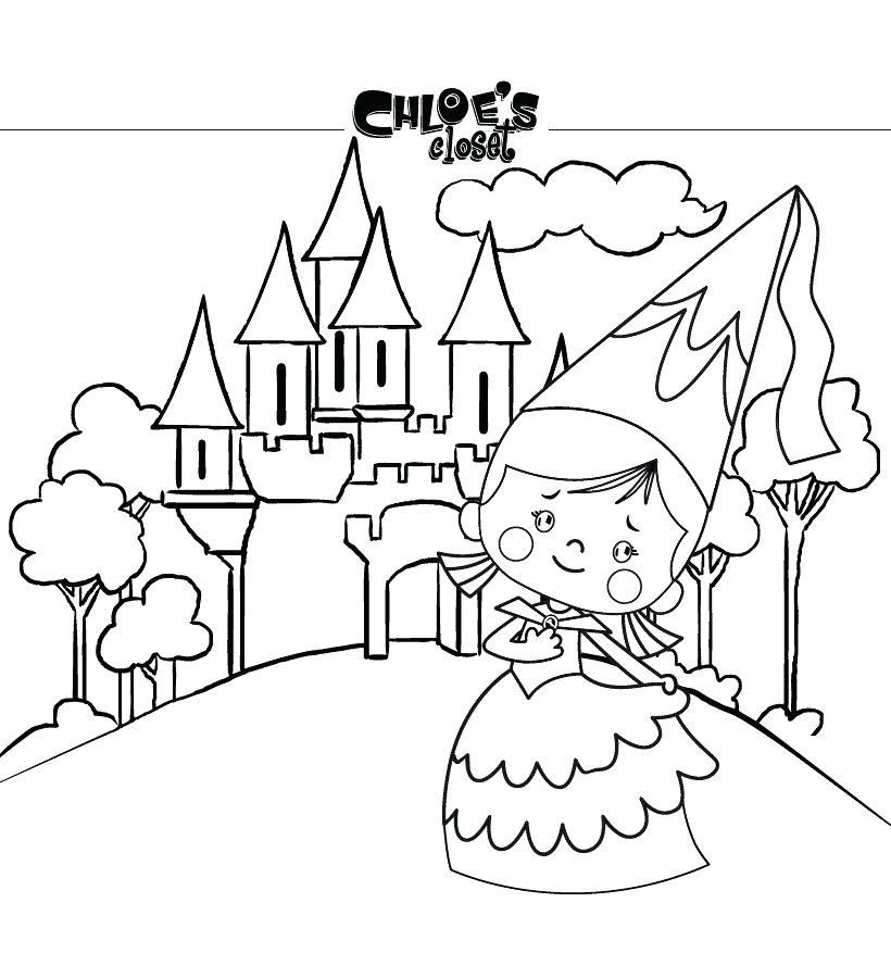820x900 Coloring Games For Free Castle Coloring Pages For Kids Free