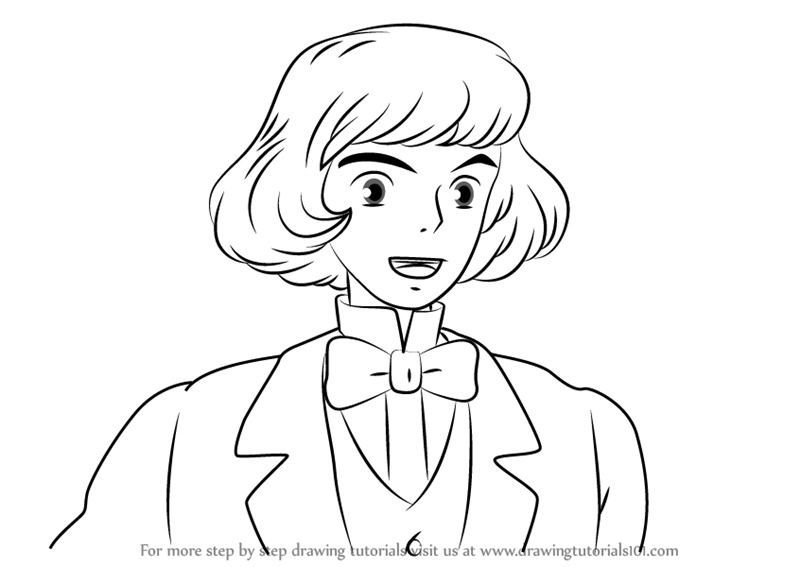 800x567 Learn How To Draw Prince Justin From Howl's Moving Castle (Howl'S